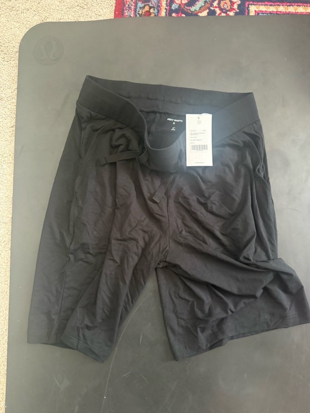 Cozy Earth Black Shorts - Men Medium New With Tags